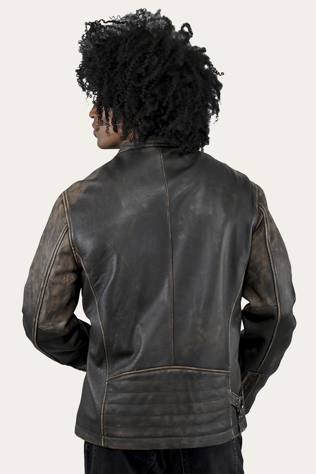 Frye Deals | Men’s Brown Beige Leland Ombre Leather Jacket