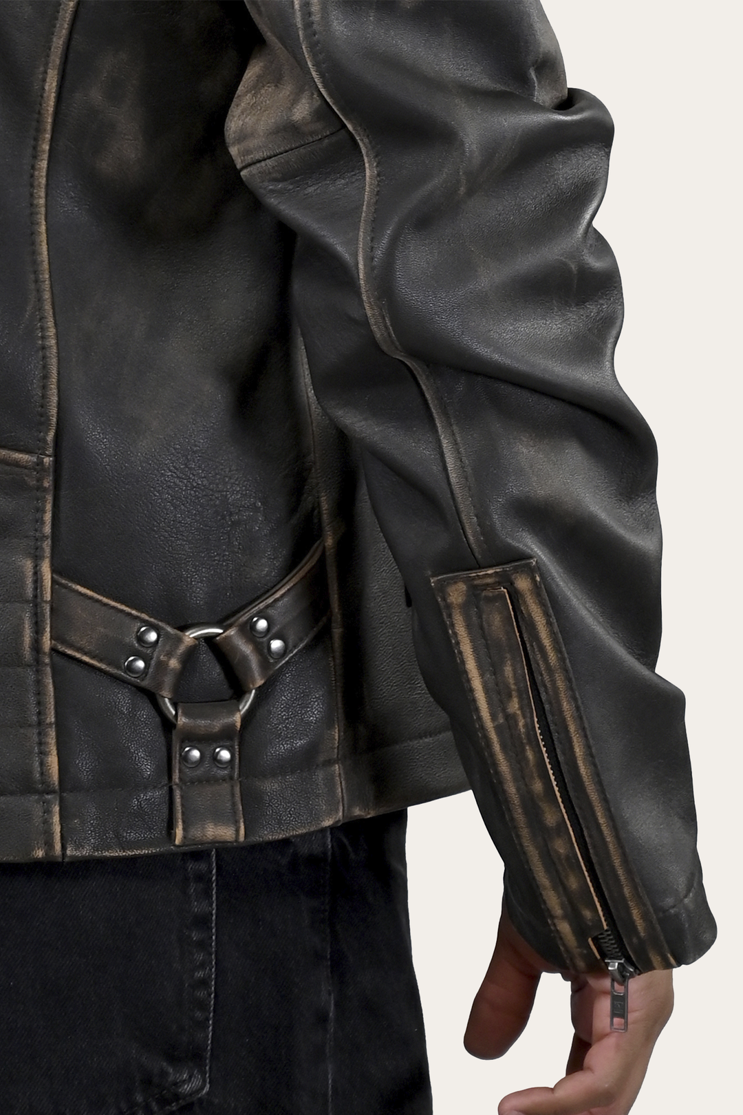 Frye Deals | Men’s Brown Beige Leland Ombre Leather Jacket