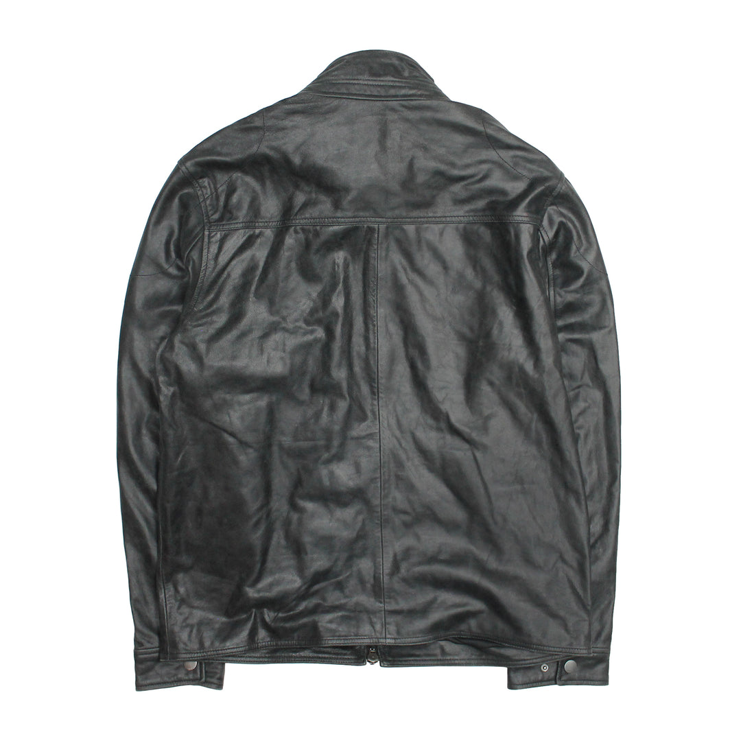 Frye Special Offer | Men’s Black Lawton Modern Nappa Biker Jacket