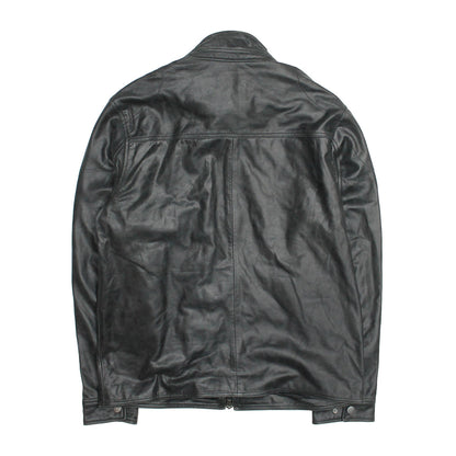 Frye Special Offer | Men’s Black Lawton Modern Nappa Biker Jacket