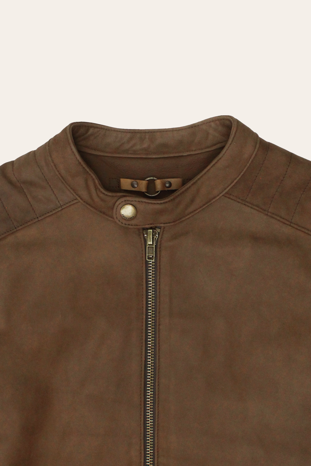 Frye Featured | Men’s Tobacco Desert Racer Leather Jacket