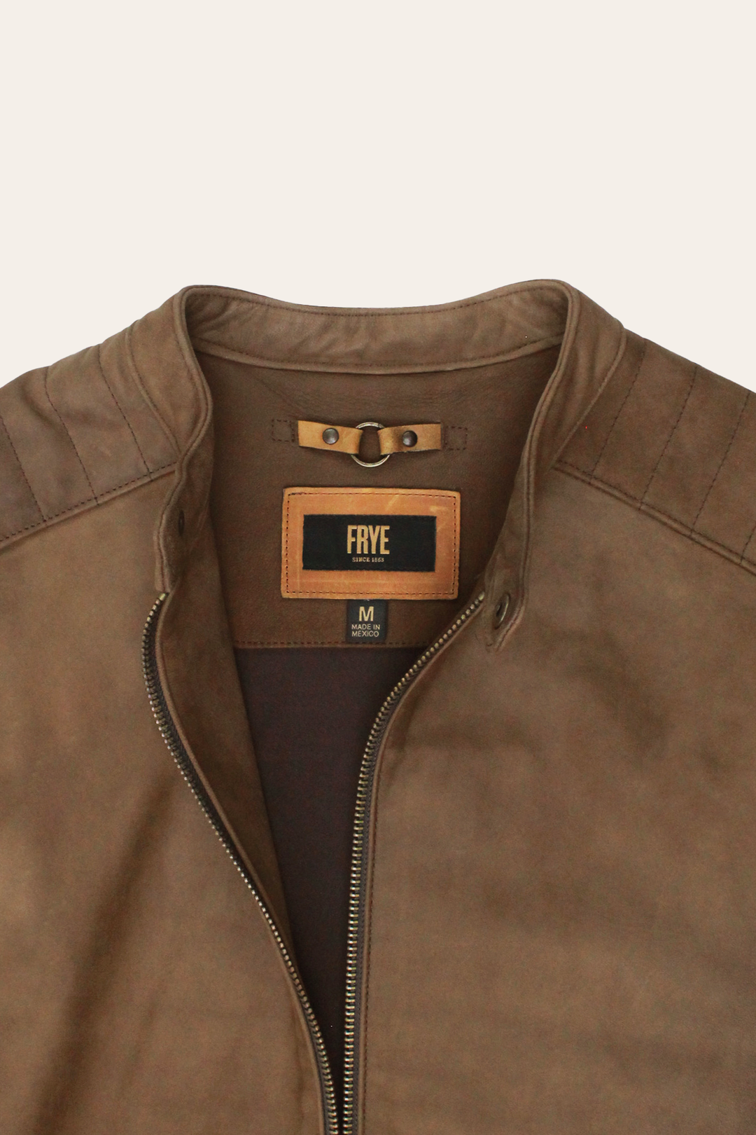 Frye Featured | Men’s Tobacco Desert Racer Leather Jacket