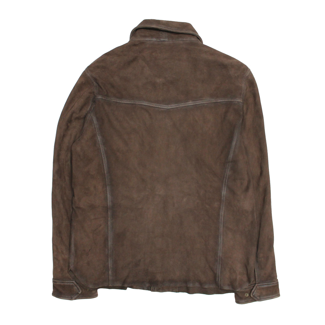 Frye Essential | Men’s Dark Brown Brody Suede Shacket