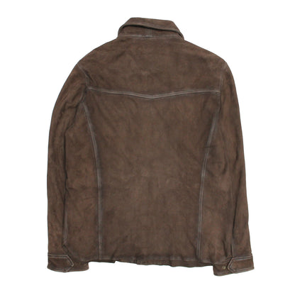 Frye Essential | Men’s Dark Brown Brody Suede Shacket