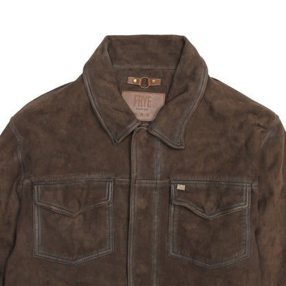 Frye Essential | Men’s Dark Brown Brody Suede Shacket