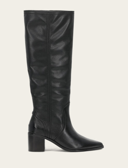 Frye Smart Buy | Women's Black Sadie Softy Tall Booties