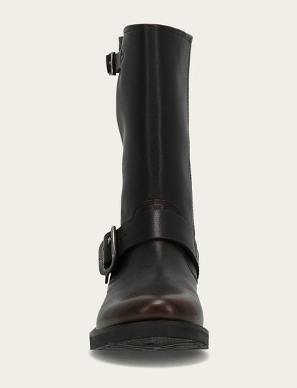 Frye Discount | Antique Brown Veronica Flex Short Boot