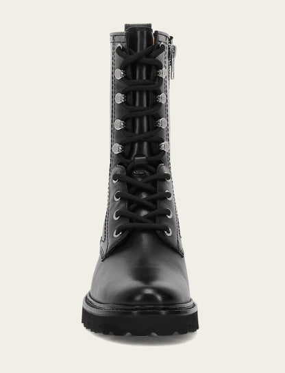 Frye Popular | Women's Black Olivia Combat Boots