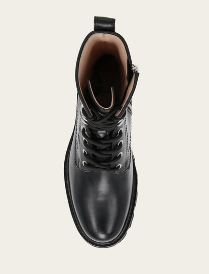 Frye Popular | Women's Black Olivia Combat Boots