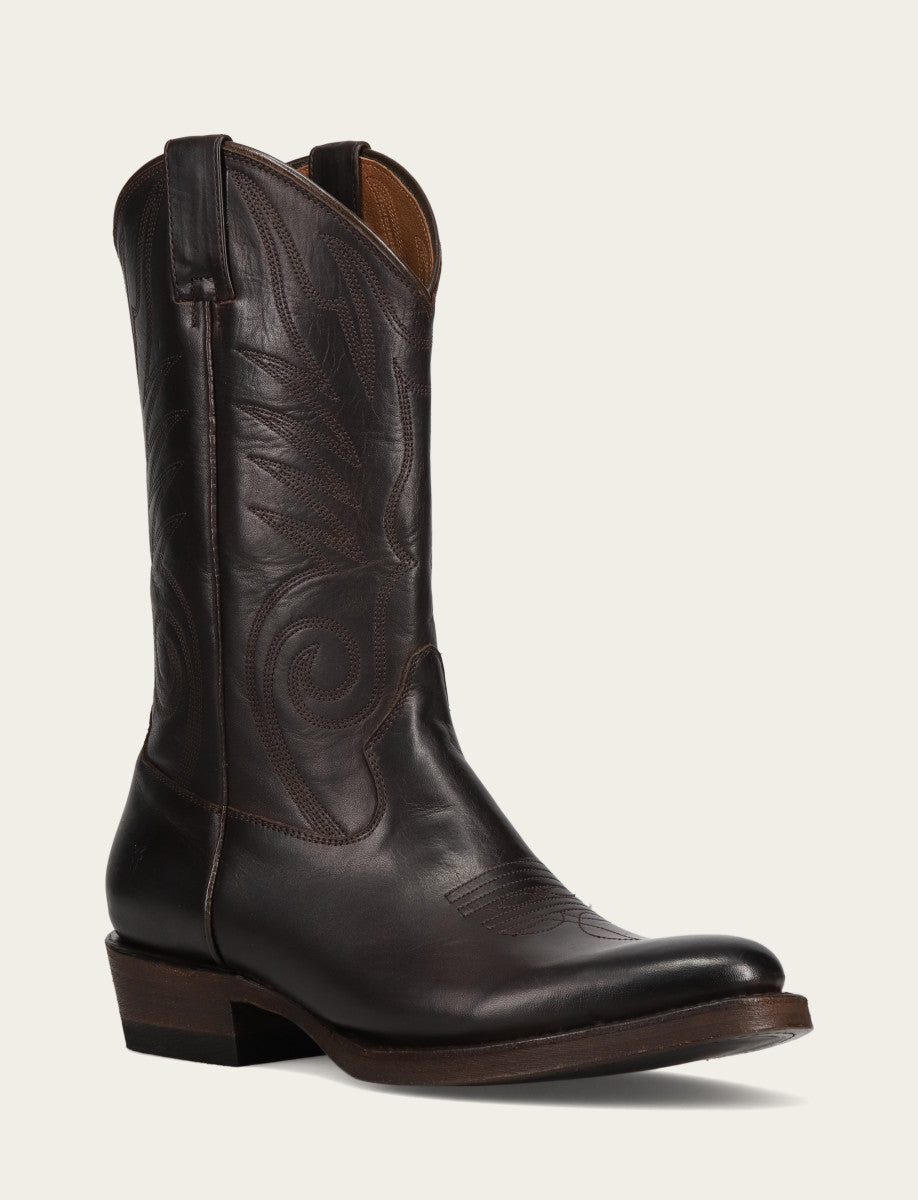 Frye Featured | Men's Chocolate Grady Vintage Stitch Western Boots