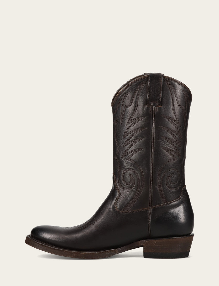 Frye Featured | Men's Chocolate Grady Vintage Stitch Western Boots