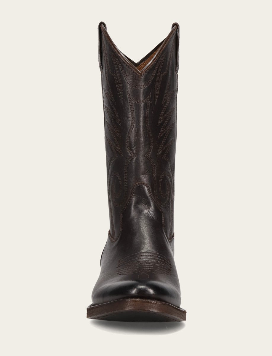 Frye Featured | Men's Chocolate Grady Vintage Stitch Western Boots