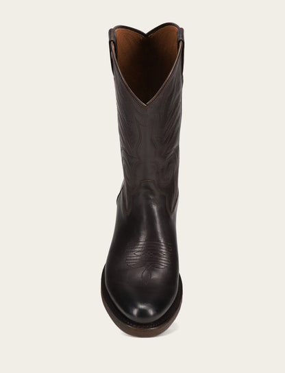 Frye Featured | Men's Chocolate Grady Vintage Stitch Western Boots